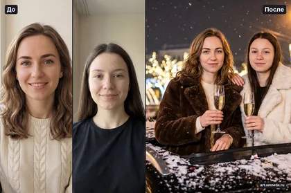 Подруги в люке машины