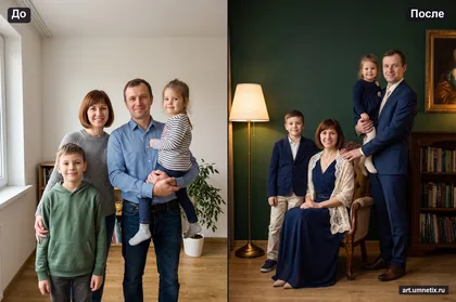 Классический семейный портрет